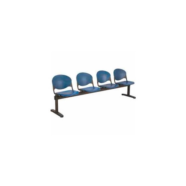 KFI Beam Seating - 4 Navy Seats
